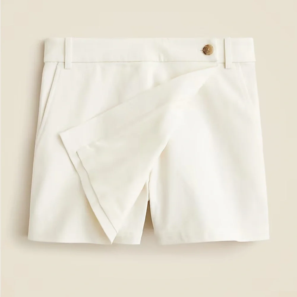 NWT J.Crew Wrap-front skort in bi-stretch cotton blend (size 10) - Picture 5 of 12